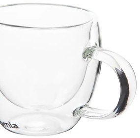 Sada dvoch šálok CEMBRA s dvojitým dnom 888910 80 ml