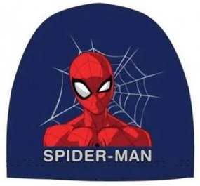 Setino - Chlapčenská / detská prechodová jesenná / jarná čiapka Spiderman Marvel - modrá 52