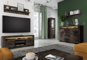 Komoda Indianapolis 137 cm jasan tmavý