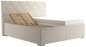 Manželská posteľ: gela 180x200 (bez matracov)