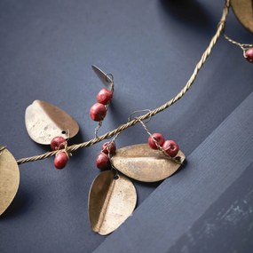 House Doctor Dekoratívny veniec Auric Golden 20 cm