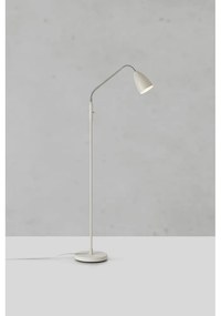 Béžová LED stmievateľná stojaca lampa s kovovým tienidlom (výška 140 cm) Patro – Markslöjd