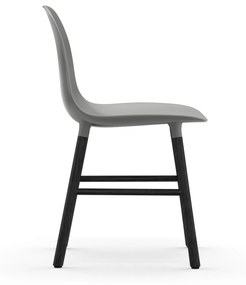 Stolička Form Chair – sivá/čierny dub