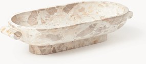 Mramorová dekoračná miska Fossil, Š 46 cm