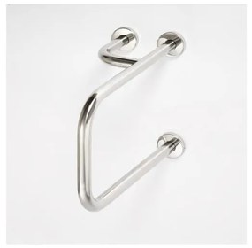 Madlo 23,5x38 cm nerez/strieborné