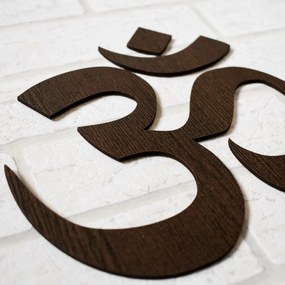 DUBLEZ | Drevený symbol Ohm na stenu