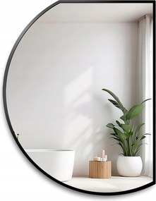 Nepravidelné zrkadlo Odetta v čiernom ráme 152x200 nástenné