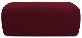 Vínovočervená zamatová podnožka Kapua – Makamii