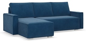 Rohová rozkladacia sedacia súprava LUCCA Modrá