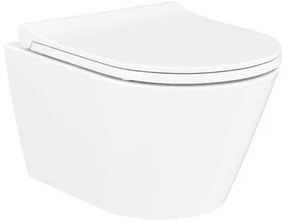Wc s doskou softclose závesné Glacera Ava so zadným odpadom WCAVACOMPACT, 1 ks