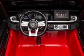 LEAN CARS Elektrické autíčko Mercedes G63 XXL červené 4x4