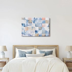 Obraz - Geometrické tvary na stene (90x60 cm)