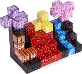 MULTISTORE Magnetické kocky 86 dielov – magnetická stavebnica pre deti 3+ so šablónami