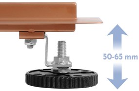 Rea Neox Pro Slim, sprchový odtokový žľab 100cm s otočným sifónom o 360stupňov, medená matná, REA-G4809