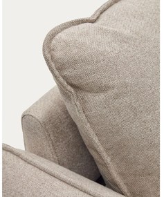 Béžová rozkladacia pohovka 185 cm Carlota – Kave Home