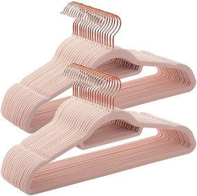 Sametové vešiaky Hanga - 50 ks