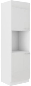 Kuchynská skrinka Lara 60dp-210 2f Bb Mdf biely lesk