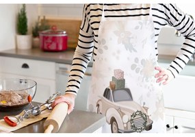 Bavlnená zástera s vianočným motívom Festive Car – Butter Kings