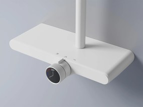 Rea Bari, sprchový set s hlavovou a ručnou sprchovou hlavicou, biela, REA-P0895