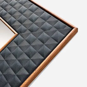 Zrkadlo v čiernom ráme 76x136 cm