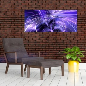 Obraz technické abstrakcie (120x50 cm)