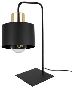 Stolná lampa Panta, 1x čierne kovové tienidlo, g