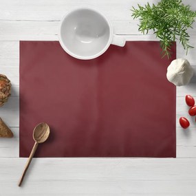 Biante Saténové prestieranie na stôl polyesterový Satén LUX-007 Vínové 30x40 cm