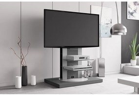 TV stolík s otočným stojanom Hubertus ROMA 2 šedá