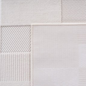 Ayyildiz, Kusový koberec Doha 1651 Cream, 80x150, biela, chodba / predsieň