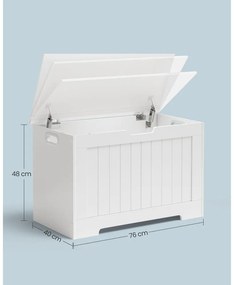 VASAGLE Úložný drevený box LHS11WT