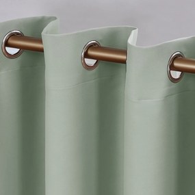 4Home Výhodná sada Zatemňovací záves Cairo sivozelená, 150 x 250 cm, 2 ks