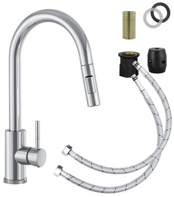 Gamma Taru Slim, vysoká drezová batéria h-400, chrómová, GMA-BTS-CH