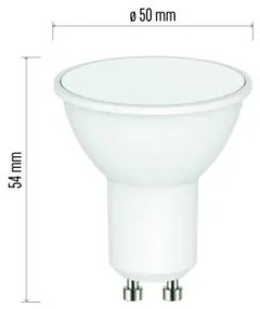 EMOS LED žiarovka CLS MR16, 4,5W, GU10