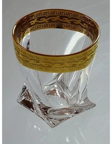 BOHEMIA QUADRO RICH POHÁR NA WHISKY 340ML SADA 6KS