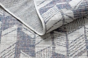 Koberec SIZAL SION Chevron 22180 ecru/nebeský/ružový