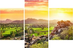 Obraz Hampi údolí v Indii (90x60 cm)