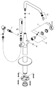 GROHE 23491AL1 - Vaňová batéria ESSENCE 277 mm, grafit