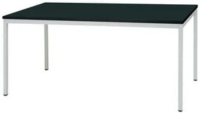 Viacúčelový stôl so svetlosivým podnožím RAL 7035, 160 x 80 x 74,5 cm, antracit