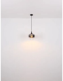 Globo 15548H1 - Luster na lanku MAXY 1xE27/60W/230V čierna