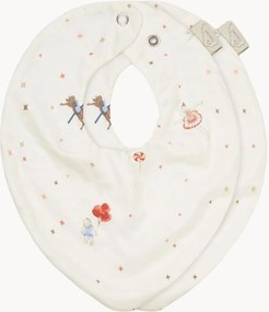 Podbradníky z organickej bavlny Carousel, 2 ks