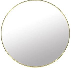 Zrkadlo 70 cm so zlatým rámom