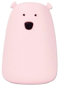 LED RGB Detská dotyková lampička BEAR LED/0,8W/5V ružová + USB