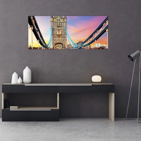 Obraz - Tower Bridge (120x50 cm)