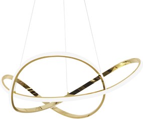 Toolight Toolight, LED stropné osvetlenie 73cm, 70W, 4500lm, 4000K, G078-1CP, zlatá, OSW-09738