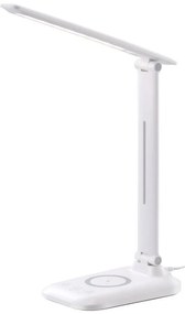 Immax 09107L - LED stmievateľná stolná lampa s bezdrôtovým nabíjaním QI LUMI LED/7W/230V biela