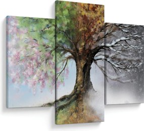 Obraz - Strom štyroch ročných období (90x60 cm)