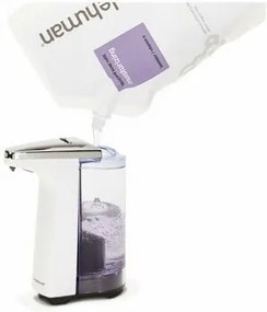simplehuman Bezdotykový dávkovač mydla Simplehuman - 237 ml, Biely plast , chróm