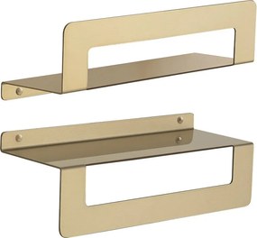 Gedy Gedy, CLEO polica s držiakom uterákov 300mm, zlatá matná, 2019883