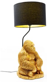 Animal Gorilla stolná lampa zlatá