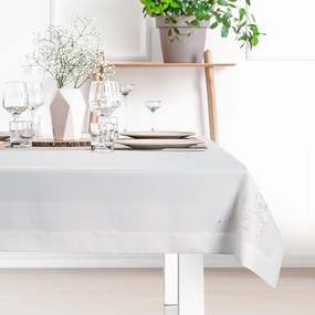 OBRUS TULIA 140X220 CM BIELA